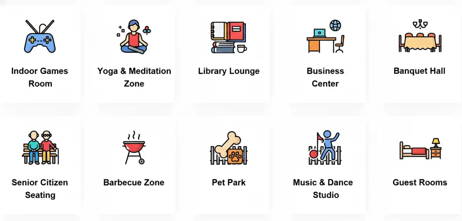 Clubhouse, Pool & Sports At Godrej Yelahanka